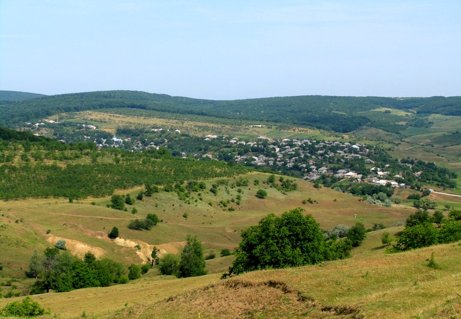 Vedere spre satul Tabăra, Orhei