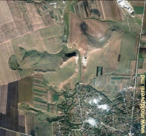 Бурлэнештское ущелье на карте Google