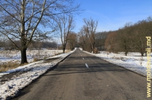 Зимняя дорога у села Бахмут, Кэлэраш