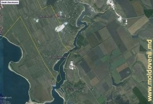 Участок р. Чухур от села Вэратик до села Дуруитоаря на карте Google
