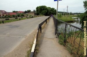 Когыльник и мост над рекою в городе Чимишлия