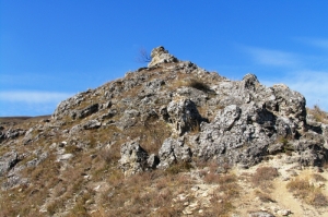 Верхняя вершина хребта в центральной части Циповского ущелья 