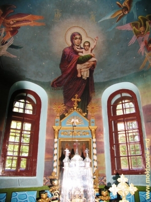 Picturile de după altar ale bisericii de la Cuhureşti