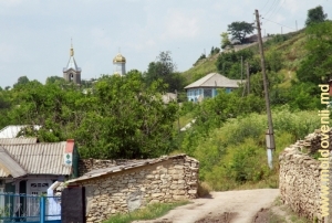 Вид на село в нижней, приречной его части