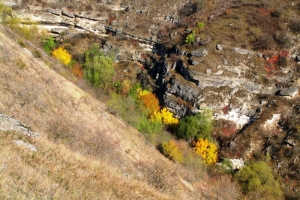Левая часть Циповского ущелья, осень 2009