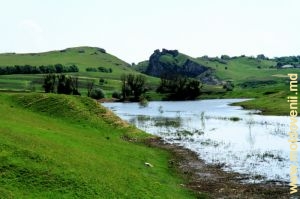 Запруда на реке Лопатник вблизи села Коржеуць