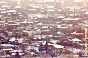 Село Мерень, зимой 2011