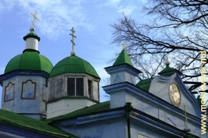 Cupolele bisericii sf. Arhanghel Mihail (de iarnă)