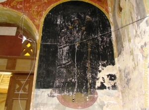 Часть росписи Богородичной церкви монастыря Курки, 2006 г.