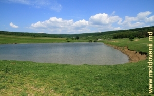 Озеро по пути от монастыря Циганешть к селу Онешть, Стрэшень 