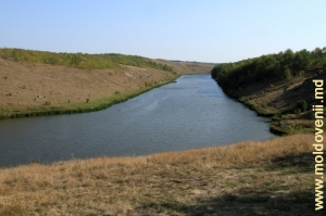 Живописные берега водохранилища в средней его части