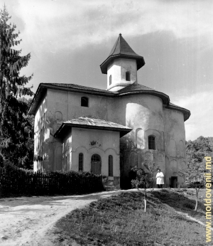 Вид монастыря Рудь в 70-е годы XX-го века
