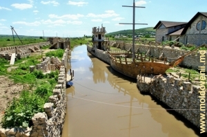 Complex turistic în construcţie pe rîul Botna, satul Ruseştii Noi