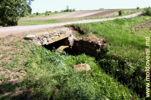 Primul pod deasupra Cuboltei după satul Plop, Donduşeni