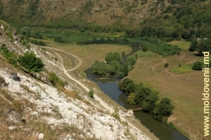 Panta masivului de stînci, Răutul şi valea rîului de la marginea satului Trebujeni