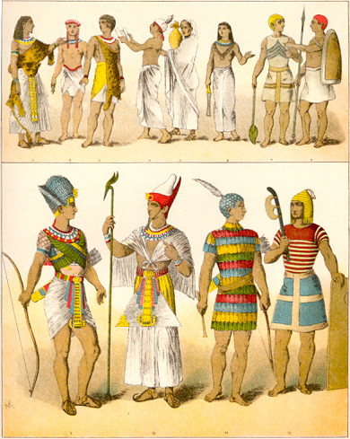 Одежда в Древнем Египте