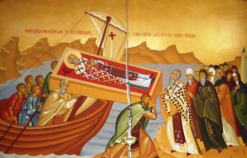 Aducerea moaștelor Sf. Nicolae din Mira Lichiei în orașul Bari